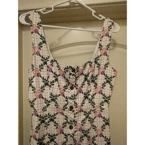 The East Order Dress Floral Button Front Pencil Size Medium